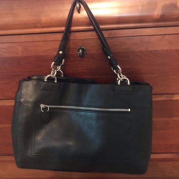 Coach large Penelope satchel, f16532, black pebble leather, excellent condition - Picture 2 of 3